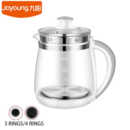 Chaleira de vidro JOYOUNG de 1,5 L - Durável e elegante